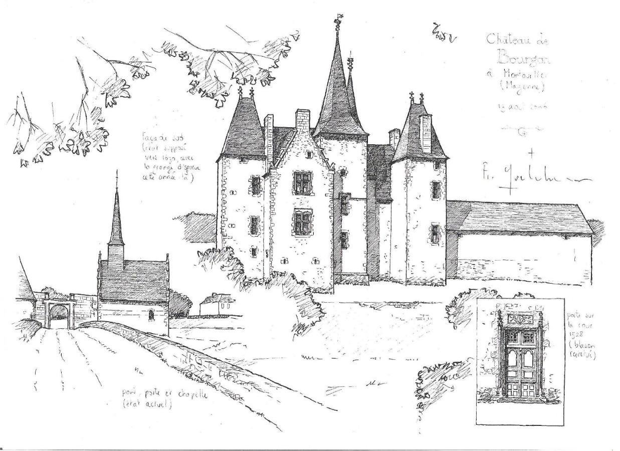 Chateau De Bourgon Montourtier Ngoại thất bức ảnh